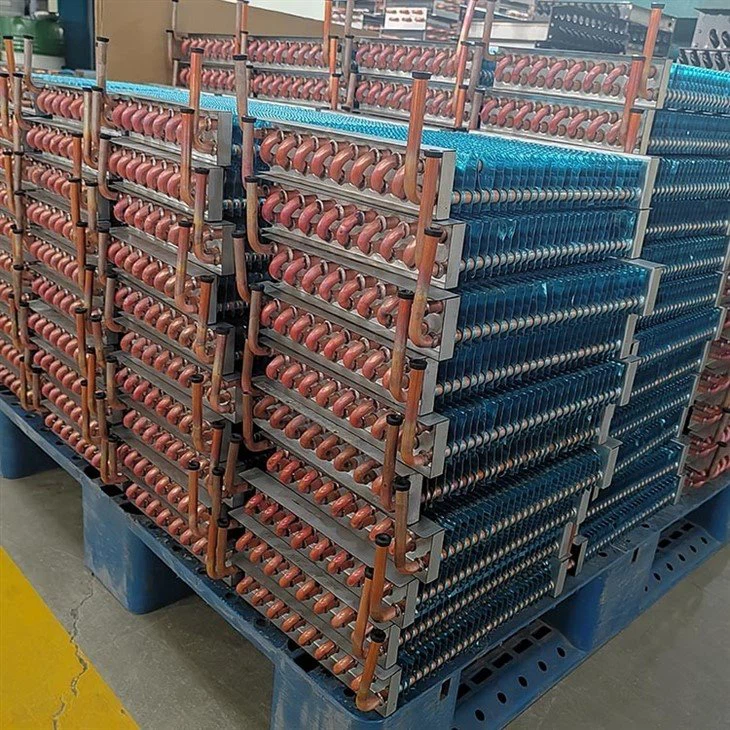 Internal Circulation Copper Tube Aluminum Fin Condenser