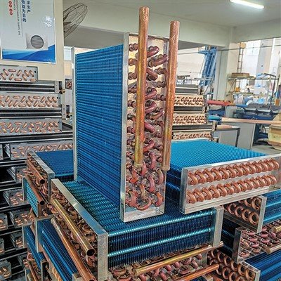 Zamrażarka strumieniowa z rurką miedzianą, skraplaczem z aluminiowym żebrem
